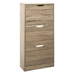 Wysoka szafka na buty Tiro 5five simply smart naturalna z 3 szufladami do przedpokoju nowoczesna