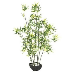 Sztuczny bambus Atmosphera 122 cm w czarnej doniczce nowoczesna dekoracja do salonu