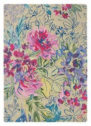 Dywan nowoczesny Ines Jardin 250x350cm do salonu i sypialni ręcznie tkany kwiatowy multikolor