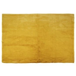 Dywan nowoczesny pluszowy Cocoonin 170x120 cm żółty do salonu i sypialni Intesi