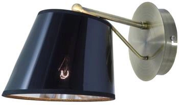 Kinkiet ścienny Cortez nowoczesny czarny metalowy do sypialni i salonu CANDELLUX LIGHTING