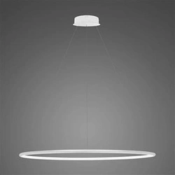 Lampa sufitowa LED Ledowe Okręgi 100 cm biała nowoczesna do salonu z regulacją ALTAVOLA DESIGN