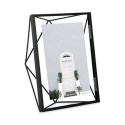Ramka na zdjęcia 13x18 czarna stojąca lub wisząca Prisma Umbra nowoczesna metalowa