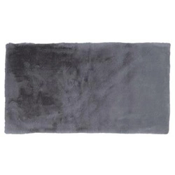 Dywan Cocoonin szary 110x60 cm miękki pluszowy dywan do salonu i sypialni nowoczesny glamour