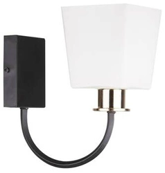 Kinkiet Schubert 1x40W E27 czarny/biały