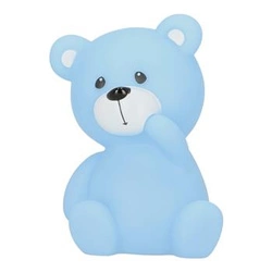 Lampka nocna Teddy Bear niebieska nowoczesna bezprzewodowa do pokoju dziecka Atmosphera