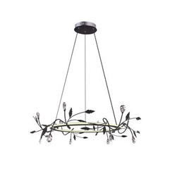 Lampa wisząca LED Giaros 65 czarna nowoczesna do salonu i jadalni nad stół CANDELLUX