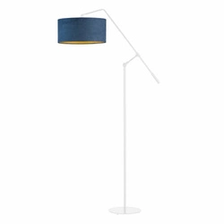 Lampa podłogowa do salonu Liberia Lysne nowoczesna glamour morska z regulacją wysokości