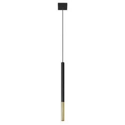 Lampa wisząca Mozaica czarna złota nowoczesna do salonu kuchni jadalni nad wyspę 