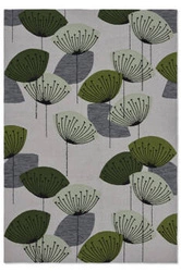 Dywan zewnętrzny do ogrodu i na taras Dandelion Clocks nowoczesny 250x350 zielony Sanderson