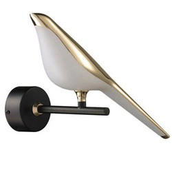 Kinkiet ścienny LED TIT Step into Design złoty nowoczesny do salonu i sypialni 8 cm