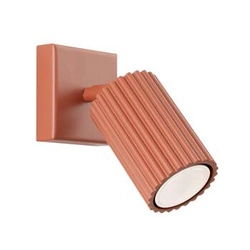 Kinkiet ścienny Karbon czerwony nowoczesny ruchomy glamour do salonu sypialni SOLLUX LIGHTING