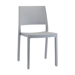 Krzesło ogrodowe Kate szare z tworzywa sztaplowane łatwe w czyszczeniu SCAB Design