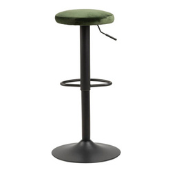 Stołek barowy Regulowany Finch VIC Forest green