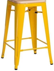 Podstawa hokera 66cm Paris Wood żółta