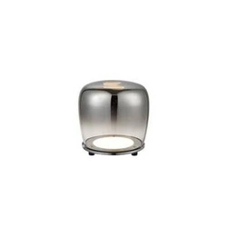 Lampa Stojąca Berloz 180mm Czarne Szkło