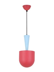 Lampa sufitowa Visby czerwona nowoczesna metalowa pojedyncza do pokoju dziecka