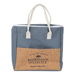 Torba na lunch Refreshing Cork 8l niebieska