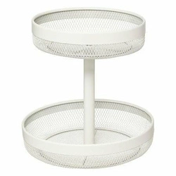 Kosz na owoce Mayaj 2-poziomowy beżowy