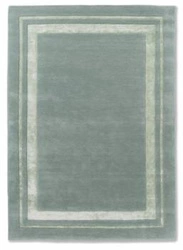 Dywan do salonu Redbrook Duck Egg 200x280 wełniany nowoczesny łatwoczyszczący miętowy Laura Ashley