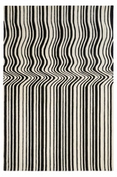 Dywan nowoczesny Draft Black 160x230 cm ręcznie tkany do salonu i sypialni Carpet Decor