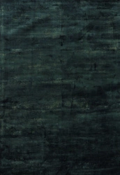 Dywan nowoczesny do salonu i sypialni Plain Dark Blue 200x300 ręcznie tkany wiskoza