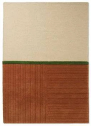 Dywan nowoczesny wełniany Decor Rhythm Tangerine 160x230 cm do salonu i sypialni łatwoczyszczący