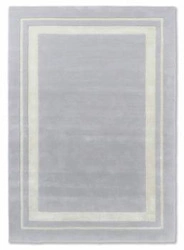Dywan do salonu Redbrook szary 140x200 wełniany nowoczesny ręcznie tkany Laura Ashley