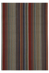 Dywan zewnętrzny nowoczesny Spectro Stripes Teal Sedonia Rust 250x350 na taras i balkon