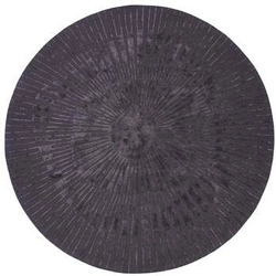 Dywan okrągły Radius Grey 200 cm nowoczesny wełniany do salonu i sypialni Carpet Decor