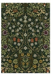 Dywan zewnętrzny do tarasu Blackthorn Tump 160x230cm klasyczny kwiatowy łatwoczyszczący Morris