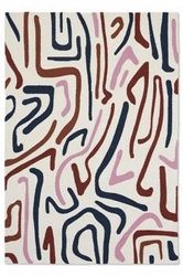 Dywan zewnętrzny Synchronic Orchid 140x200 boho łatwoczyszczący na taras i balkon multikolor