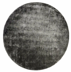 Dywan okrągły Aracelis Steel Gray 200 cm nowoczesny wełniany do salonu Handmade Collection