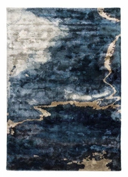Dywan nowoczesny Escape Blue 160x230 wełniany glamour do salonu i sypialni Carpet Decor
