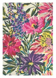 Dywan do salonu Floreale Harlequin 250x350 wełniany kwiatowy boho ręcznie tkany