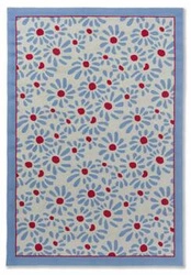Dywan zewnętrzny do tarasu Thorncliff Daisy 140x200 kwiatowy łatwoczyszczący Laura Ashley