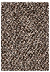 Dywan shaggy do salonu Shaggy Dots beżowo-brązowy nowoczesny wełniany 200x300 Carpets&More