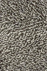 Dywan shaggy do salonu Gravel Mix szary 250x350 nowoczesny wełniany miękki Carpets&More