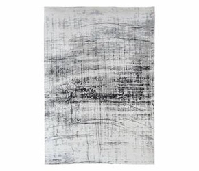 Dywan do salonu Metro Black and White 280x360 nowoczesny marmur antypoślizgowy łatwy w czyszczeniu