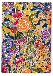 Dywan wełniany do salonu Sanguine Aubergine 140x200 cm nowoczesny ręcznie tkany Harlequin