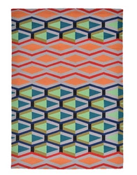 Cruz dywan zewnętrzny nowoczesny geometryczny 250x350 cm do ogrodu i na taras łatwoczyszczący