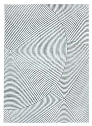 Dywan nowoczesny Sonno White 160x230 czarno-biały do salonu łatwoczyszczący antypoślizgowy Carpet Decor