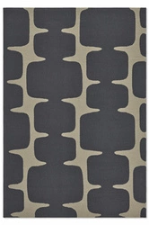 Dywan zewnętrzny nowoczesny Lohko Liquorice 160x230 szary geometryczny na taras ogród