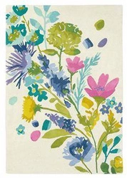 Dywan wełniany boho Tetbury Meadow 200x280cm do salonu i sypialni łatwy w czyszczeniu