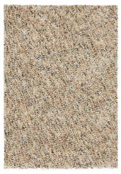 Dywan shaggy do salonu Shaggy Dots 250x350 cm wełniany nowoczesny pomarańczowo-żółty