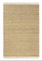 Dywan do salonu wełniany vintage brązowy ręcznie tkany Atelier Twill 200x280cm CARPETS & MORE