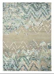 Dywan do salonu wełniany Yeti Anapurna niebieski 250x350cm miękki ręcznie tkany CARPETS & MORE