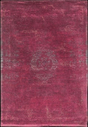 Dywan do salonu Scarlet 80x150 bawełniany retro z krótkim włosiem orientalny różowy