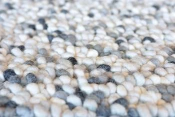 Dywan do salonu wełniany Pebble Cool Grey 250x350 cm skandynawski łatwoczyszczący szary
