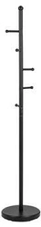 Wieszak stojący do przedpokoju Aspen czarny metalowy nowoczesny industrialny Actona